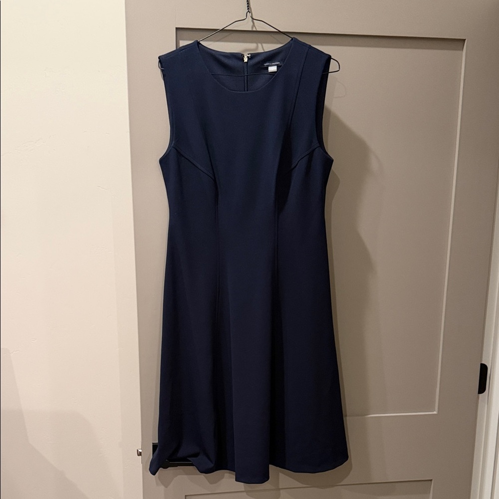 Tommy Hilfiger Classic Navy Midi Dress